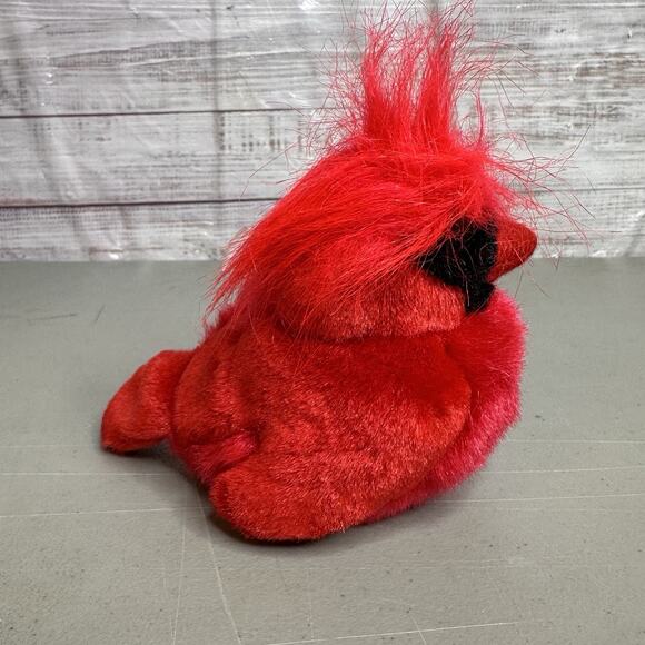 Wild Republic Red Cardinal Bird Plush Doll Stuffed Animal Chirping Sound Works - Picture 3 of 5